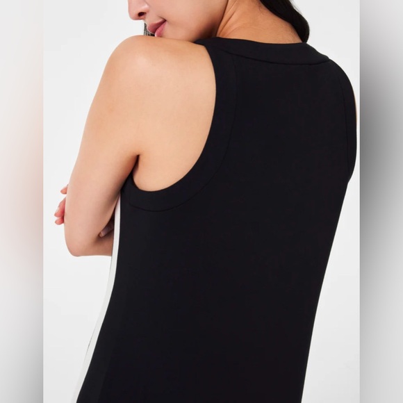 Spanx airessentials stripe black midi dress - Picture 5 of 11